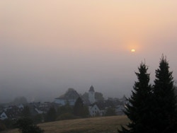Sonnenaufgang in Hommingberg