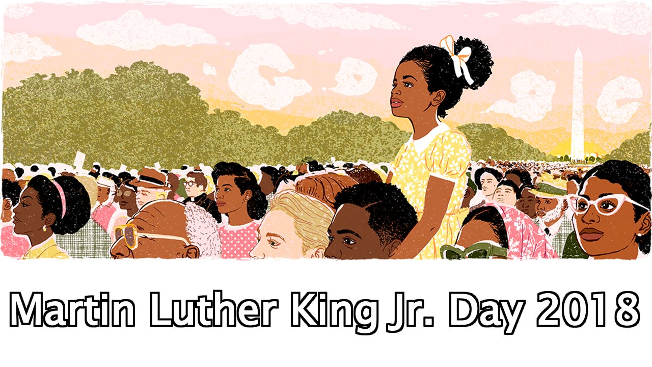 Martin Luther King Jr. Day Google Doodle
